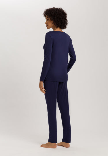 Malena Soft Cotton Pajama Set | Night Blue 74765-2624